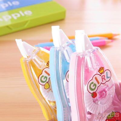 寶利惠263韓國文具 可愛甜蜜水果女孩修正帶，點亮學(xué)生文具新時尚